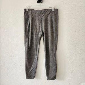 Sweaty Betty The Contour Leggings Capri Cropped Gray Womens size Large